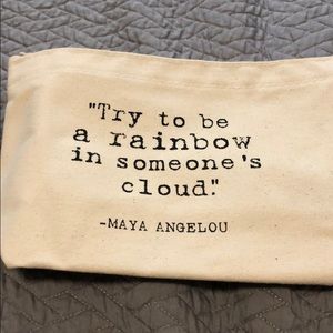 Maya Angelou NWT pouch